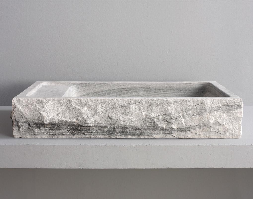 Roman Stone Bathroom Vessel Sink