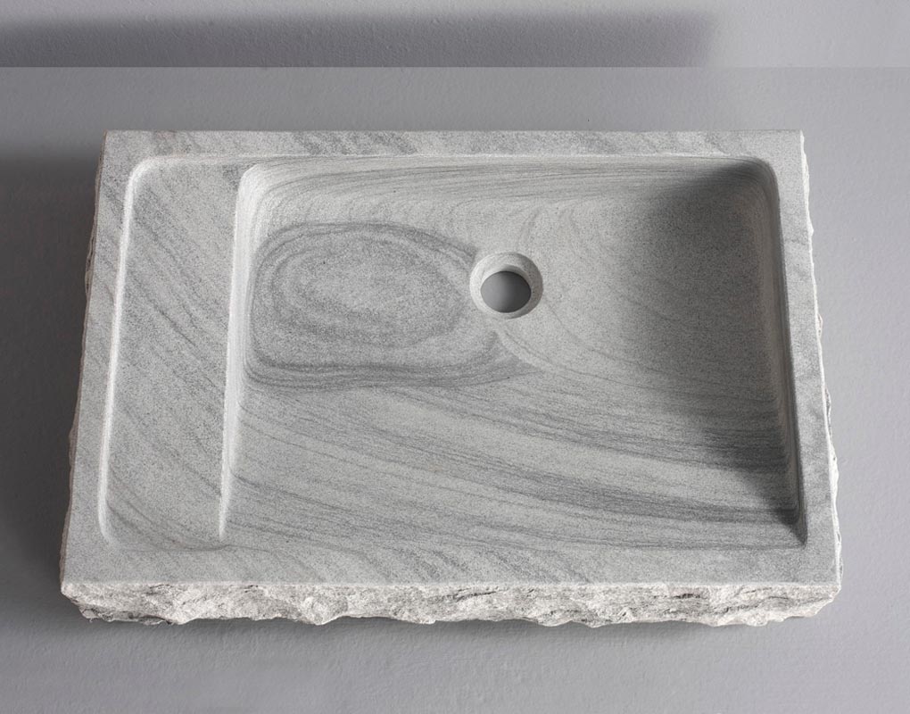 Roman Stone Bathroom Vessel Sink