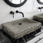 Roman Stone Bathroom Vessel Sink