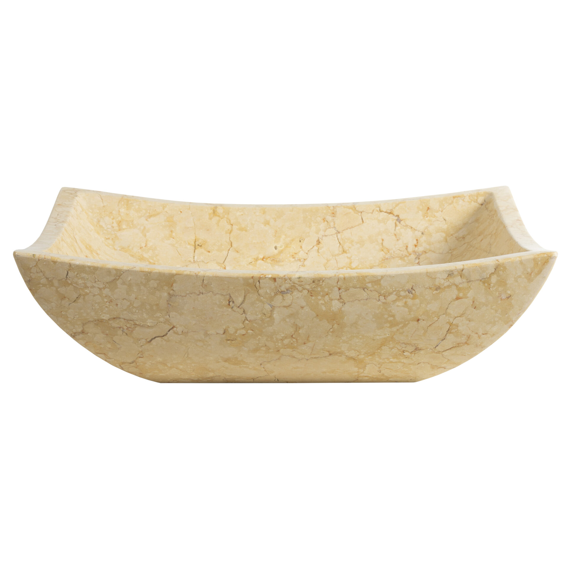 Golden Tiki Natural Saffron Bathroom Vessel Sink