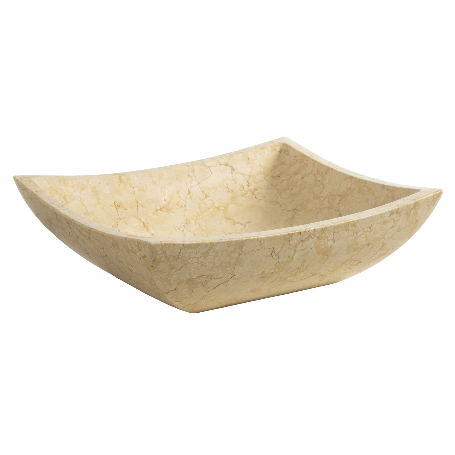 Golden Tiki Natural Saffron Bathroom Vessel Sink