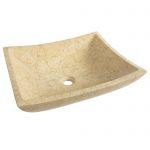 Golden Tiki Natural Saffron Bathroom Vessel Sink