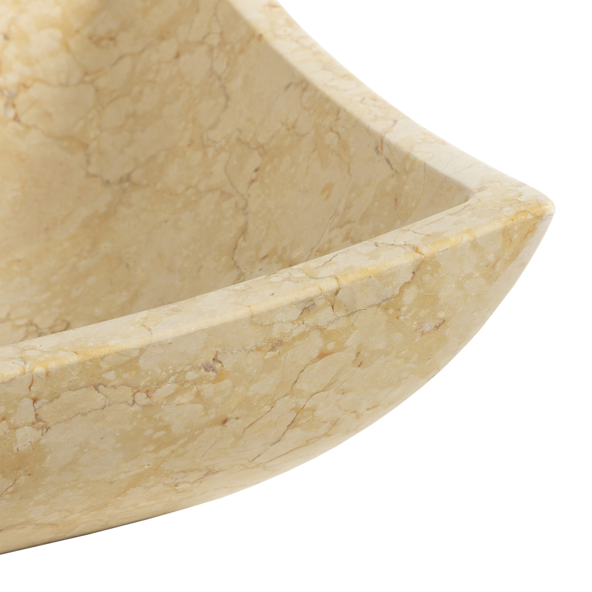 Golden Tiki Natural Saffron Bathroom Vessel Sink