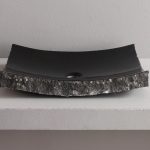 Omega Dark Stone Bathroom Vessel Sink