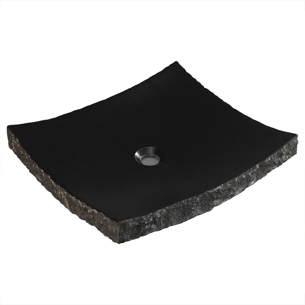 Omega Dark Stone Bathroom Vessel Sink