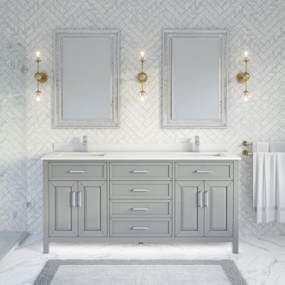 Thomson 72-inch Bathroom Cabinet in Oxford Grey