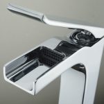 Ravine Waterfall Polished Chrome Faucet