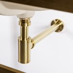 Kirk Brushed Gold P-trap