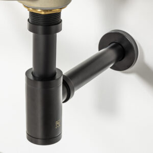 Kirk Matte Black P-trap