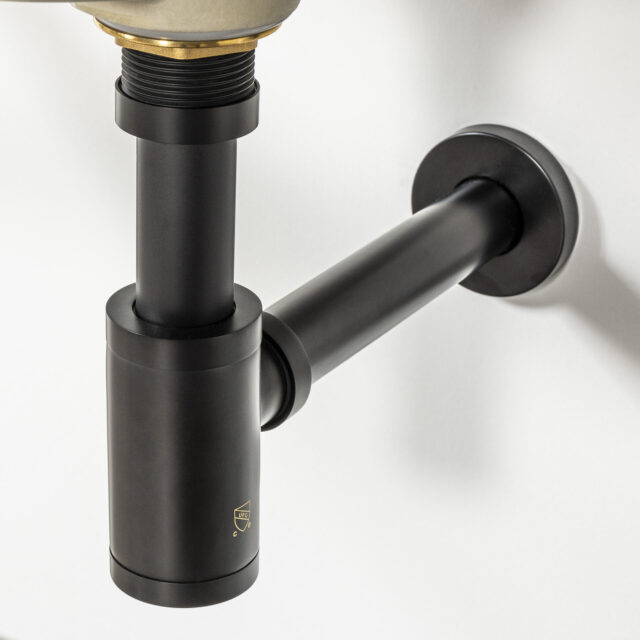 Kirk Matte Black P-trap