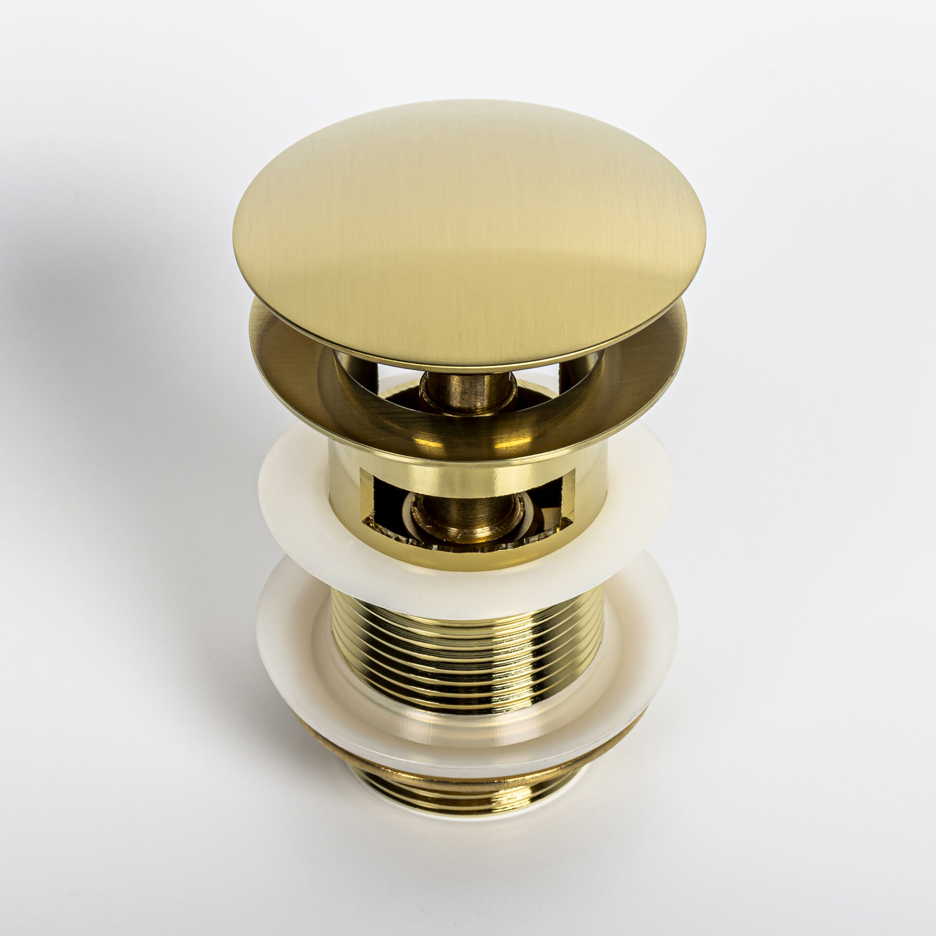 Kirk Brushed Gold Pop-up Drain
