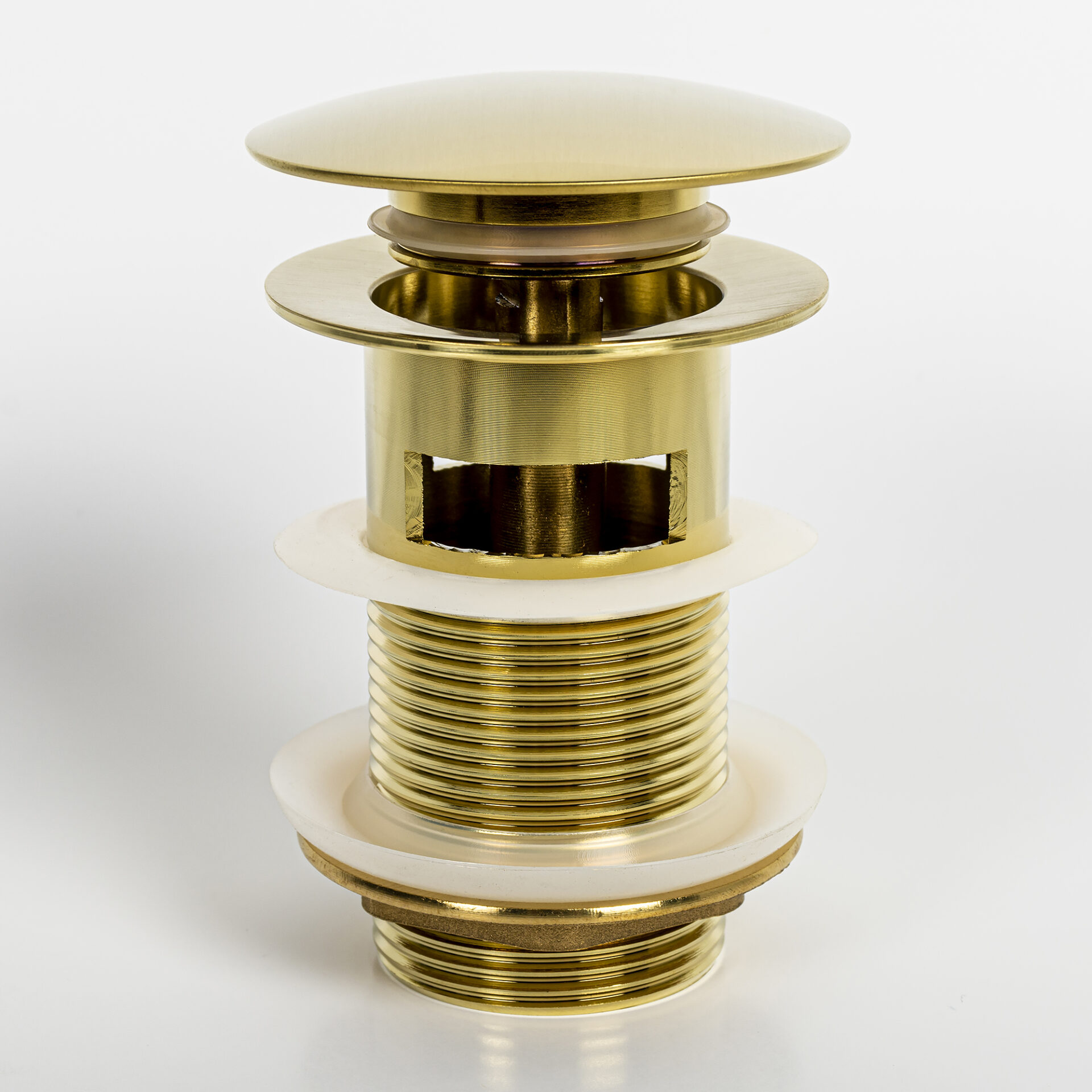 Kirk Brushed Gold Pop-up Drain