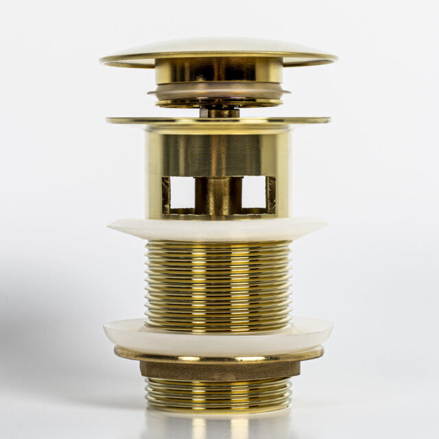 Kirk Brushed Gold Pop-up Drain
