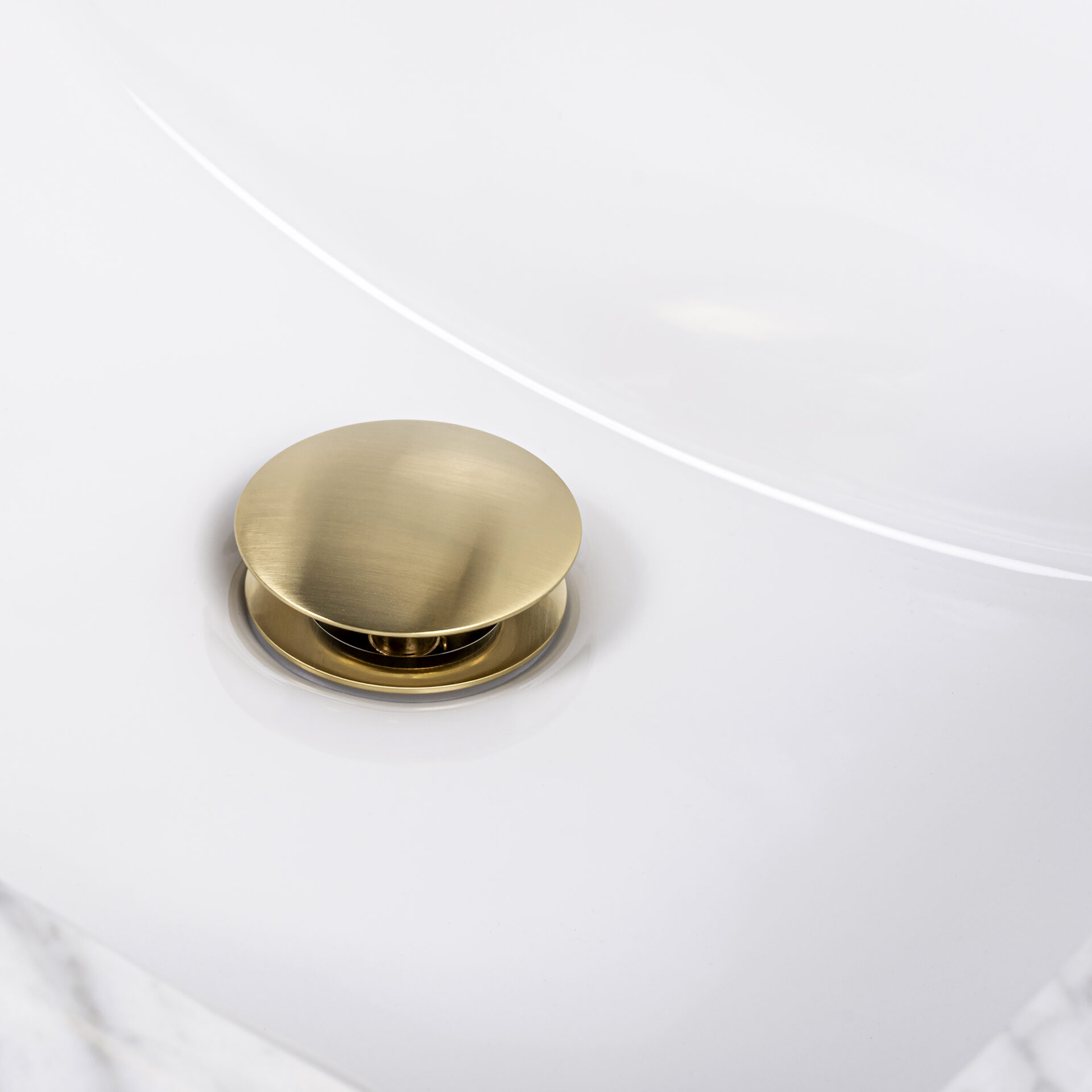 Kirk Brushed Gold Pop-up Drain