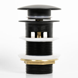 Kirk Matte Black Pop-up Drain