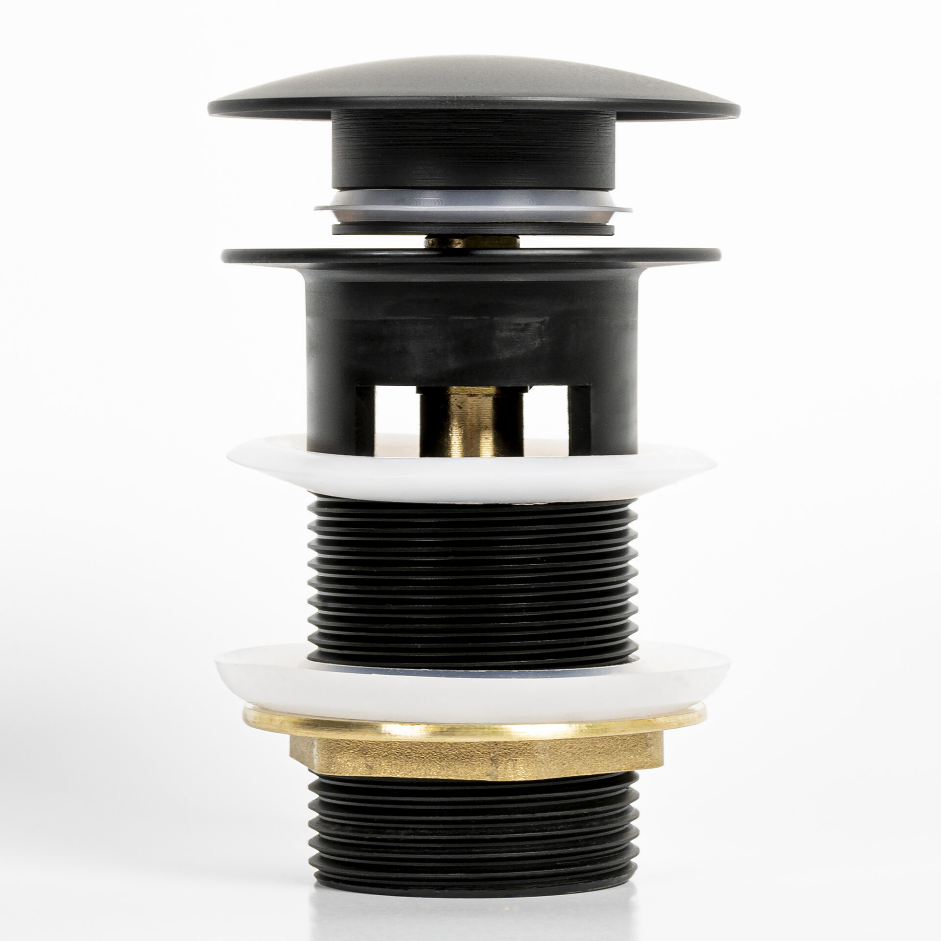 Kirk Matte Black Pop-up Drain