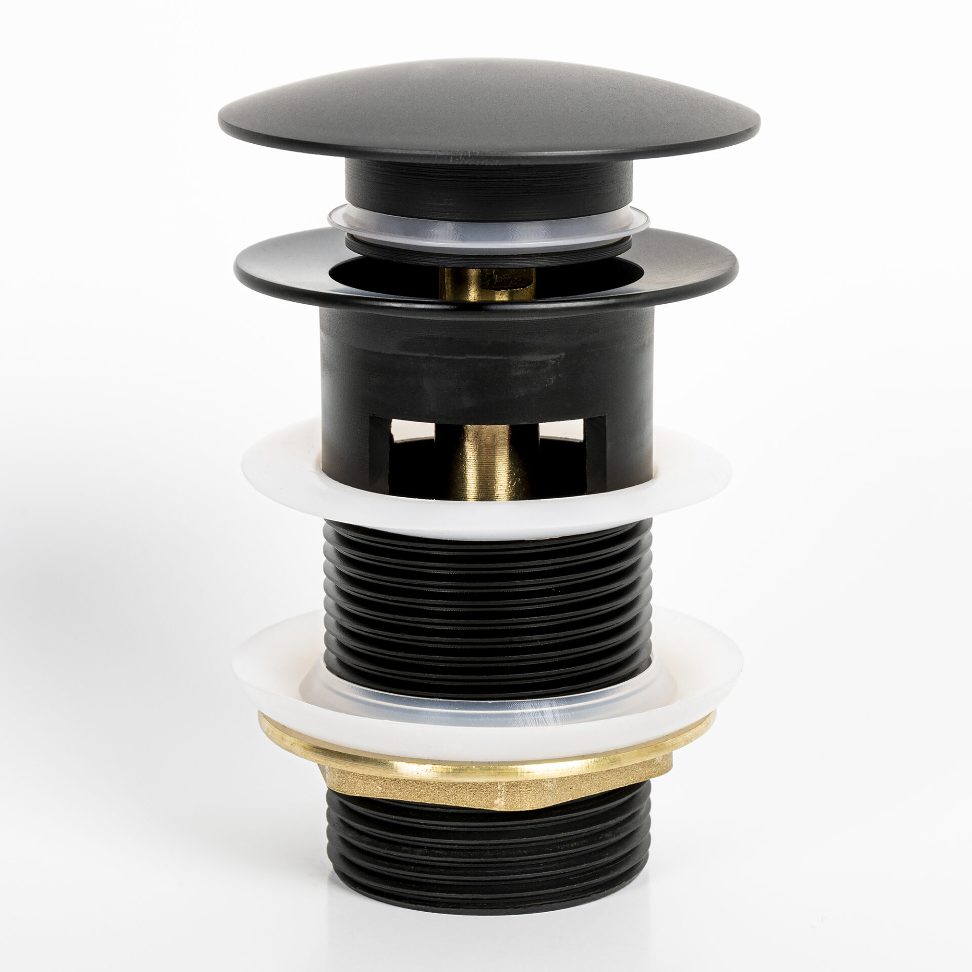 Kirk Matte Black Pop-up Drain