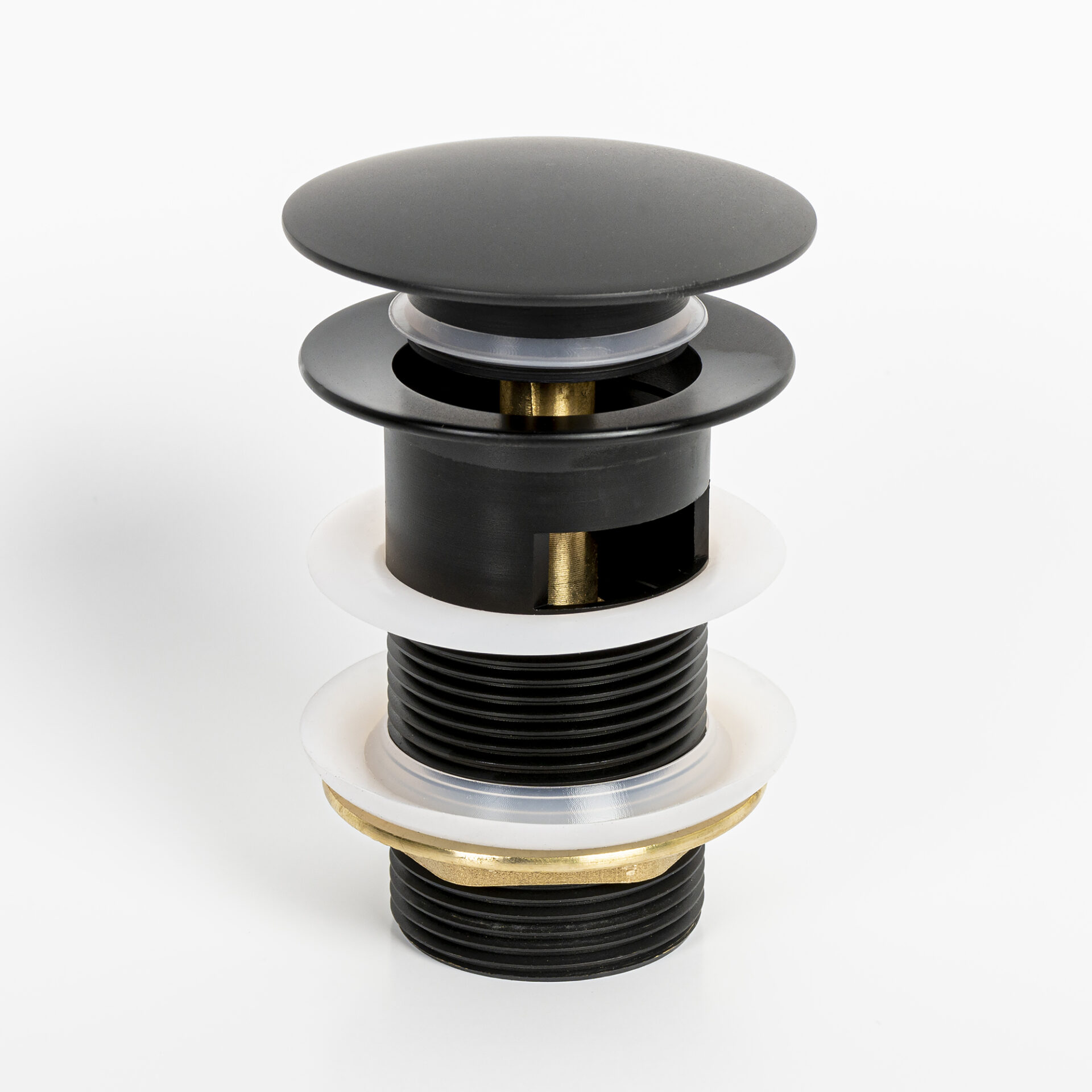 Kirk Matte Black Pop-up Drain