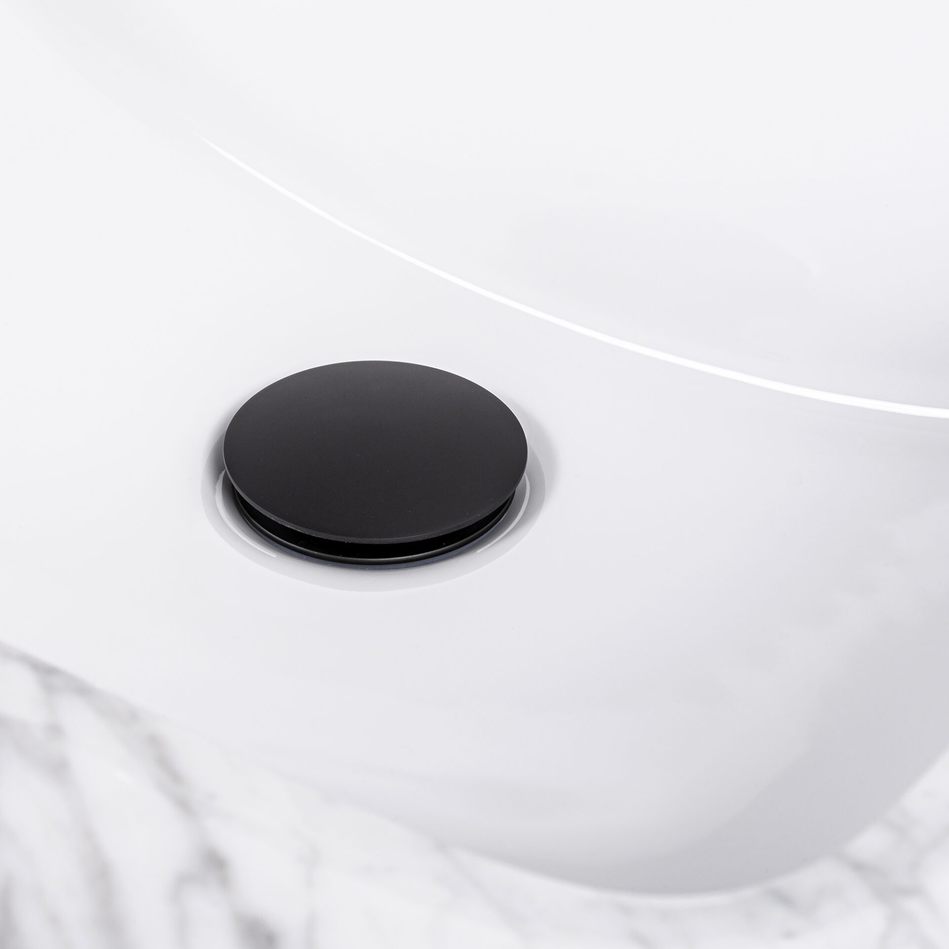 Kirk Matte Black Pop-up Drain