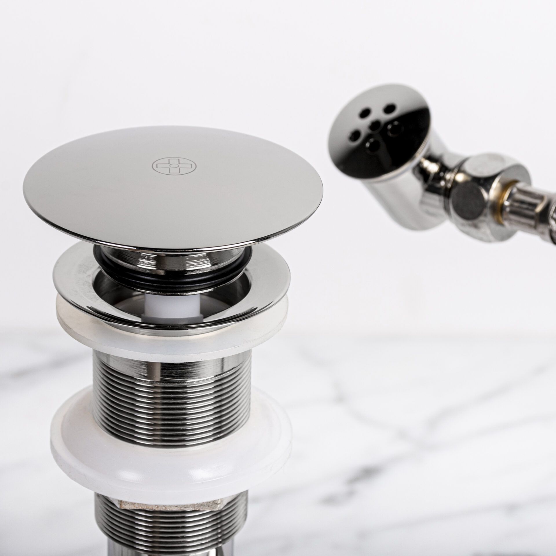 Polished Chrome Ceramic Pop-up Drain